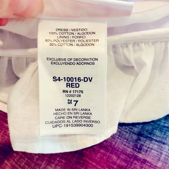 NEW Dillards Bonnie Jean Aleah Dress Dip Dyed Tie Tassel Straps Size 7 - Picture 11 of 12